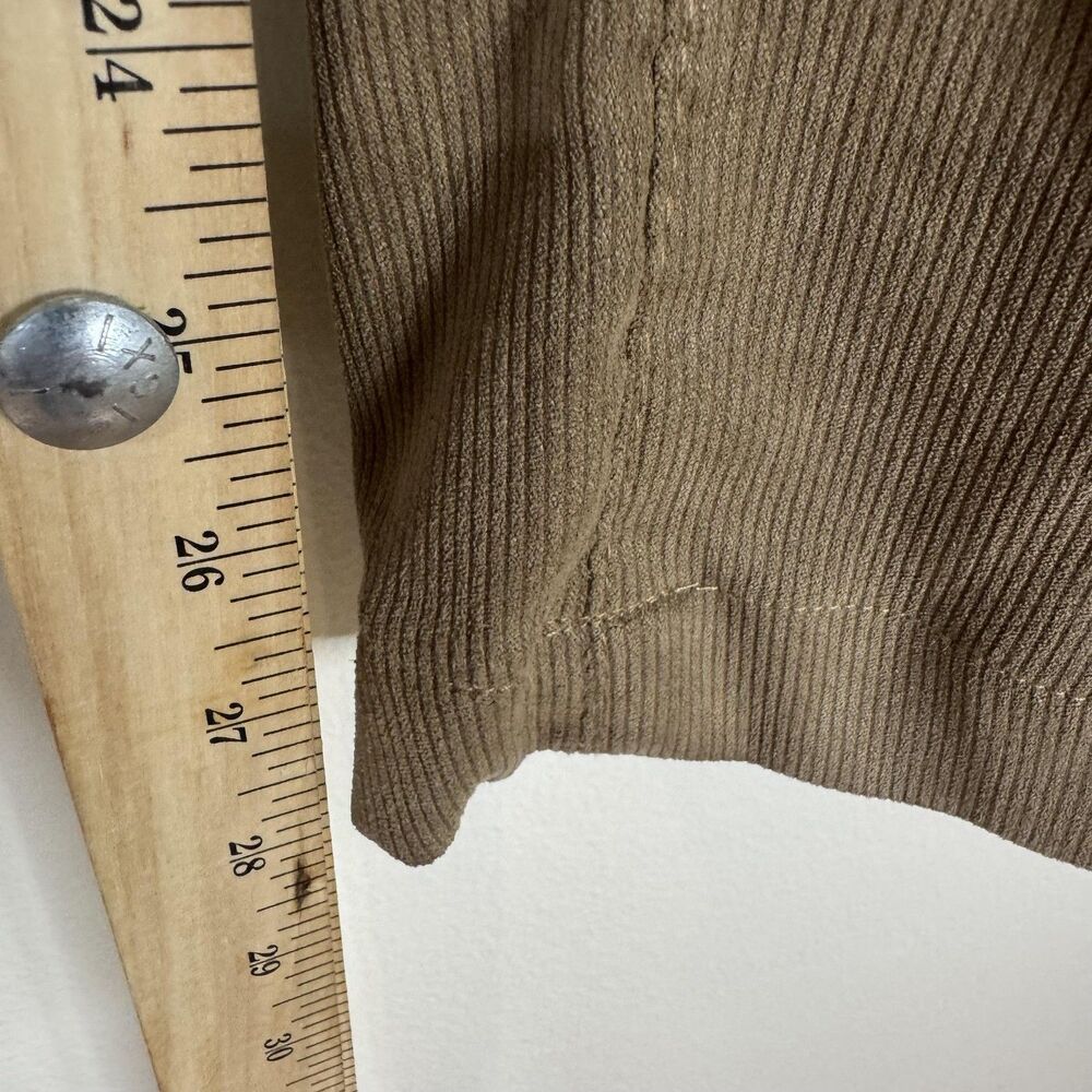Flog Pants Womens 30 Brown Corduroy‎ Pull On Elastic Waist Straight Leg Casual - Picture 7 of 12